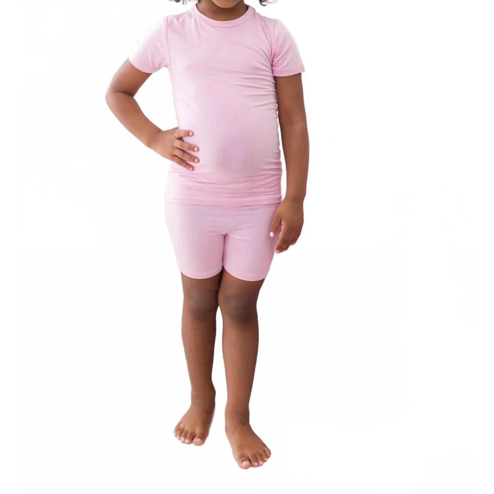NEW BIRDIE BEAN blush 2-piece pajamas in pink